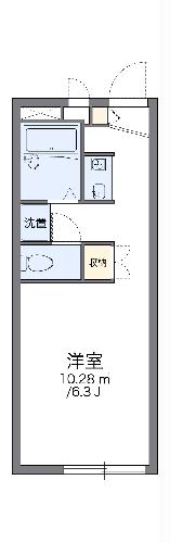 【レオパレスディアコートの間取り】