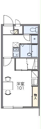 レオパレス大町の間取り