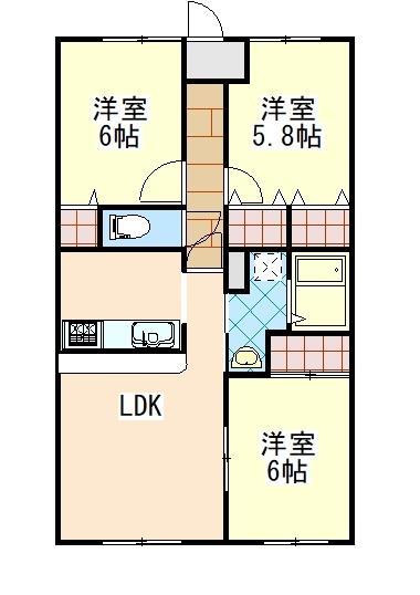 ウイングコートの間取り