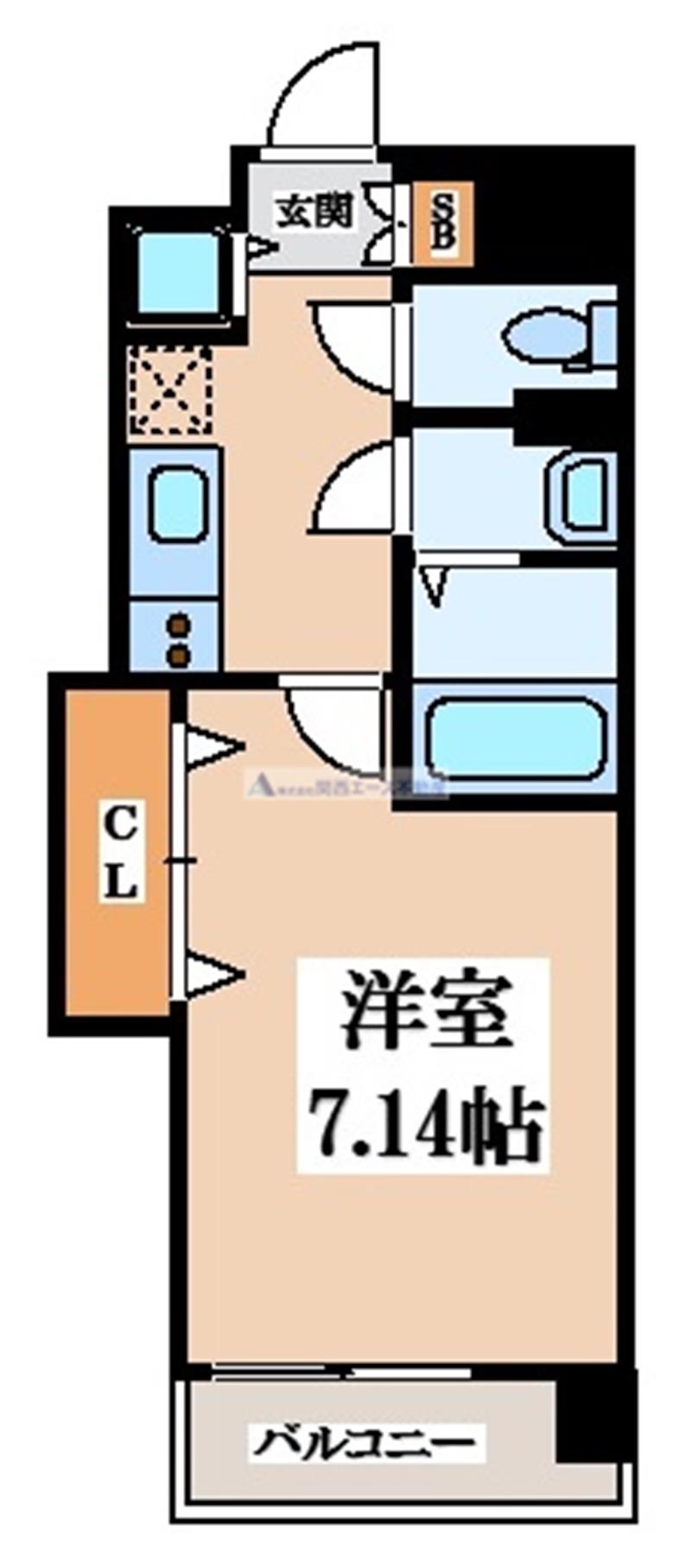 Luxe布施駅前の間取り