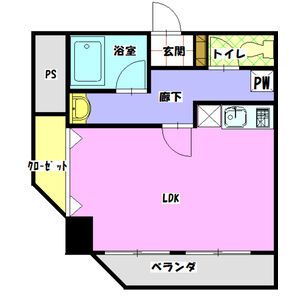 ユタカマンションの間取り