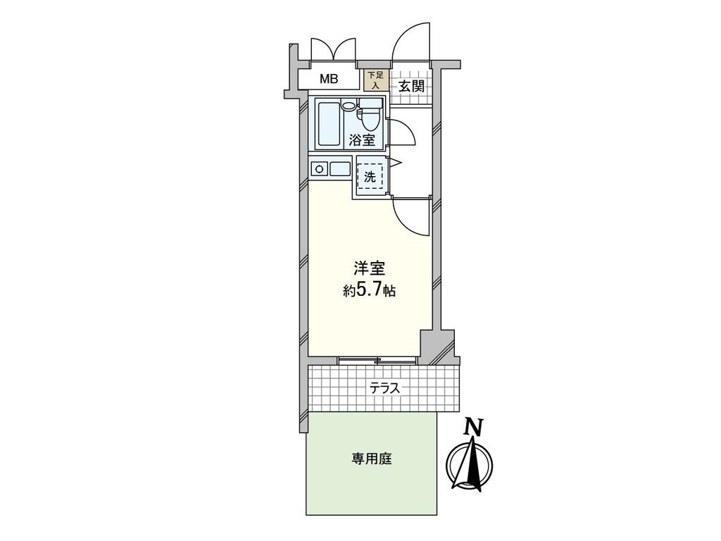 クレドール阿佐ヶ谷の間取り