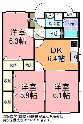 ウエストコートの間取り