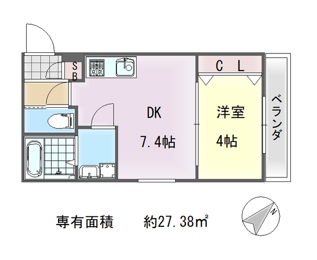 THE GARNET SUITE RESIDENCE 京大前EASTの間取り