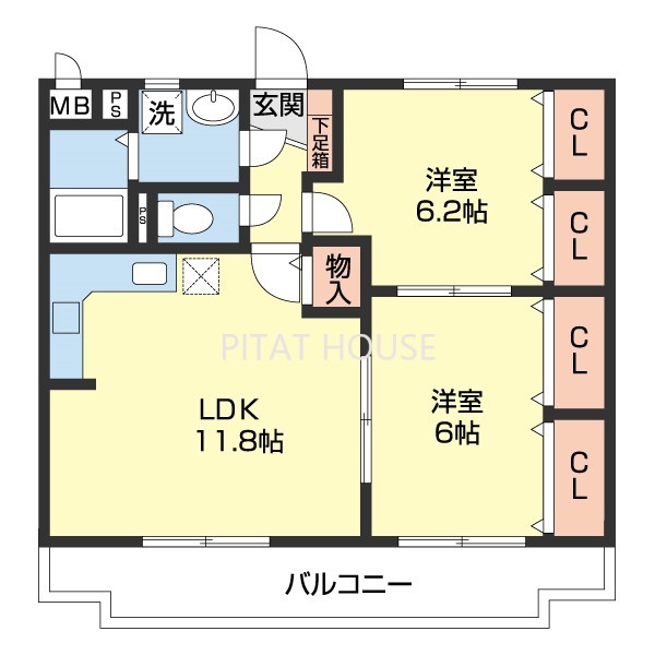 カルム宮の間取り