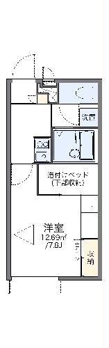 レオパレスレジャンド今津の間取り