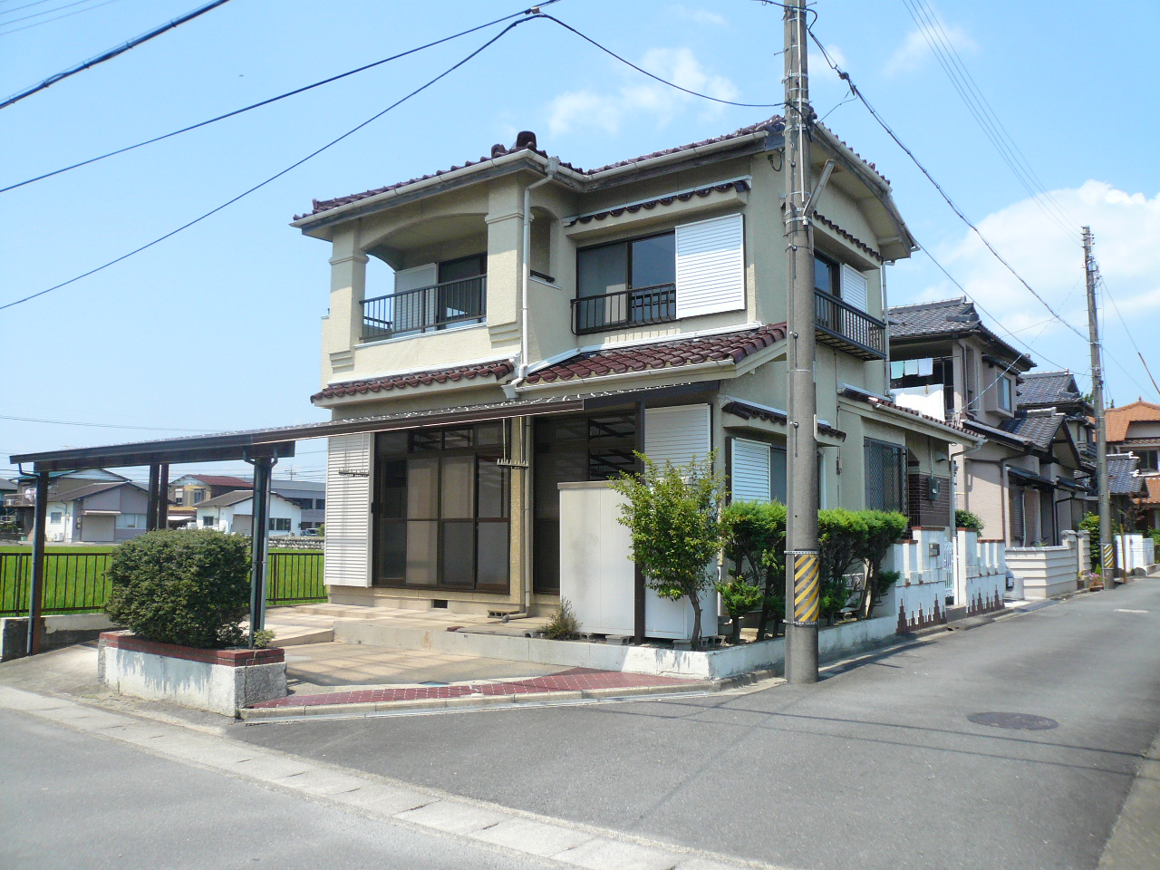 松ヶ島貸家の建物外観