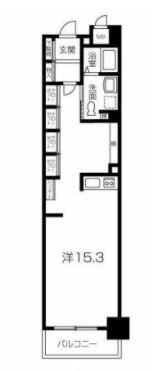 姫路市西新町のマンションの間取り