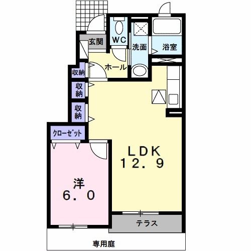 揖斐郡大野町大字公郷のアパートの間取り