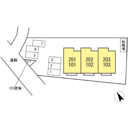 【八王子市中野町のアパートのその他】