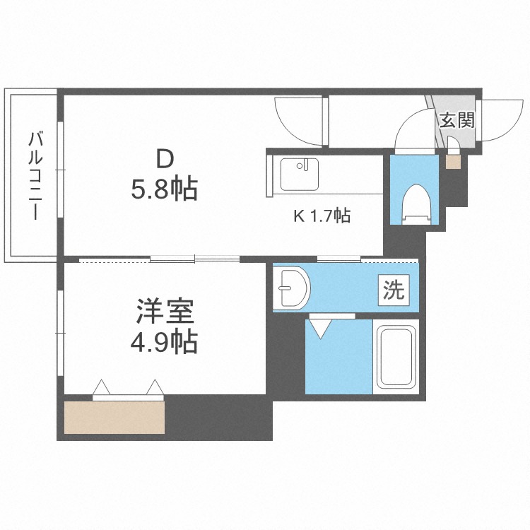 ブランノワールブリエの間取り