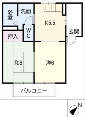 【プランドールソシアの間取り】