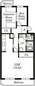 アーバンドエル茶屋ヶ坂の間取り