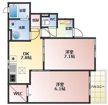 アザレーアIの間取り