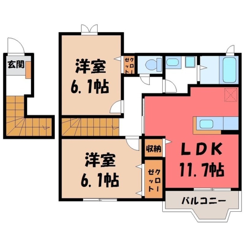 プラネット IIの間取り