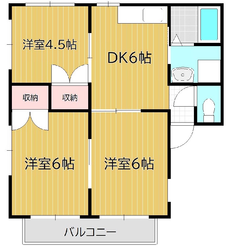 キャッスル豊成の間取り