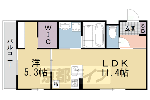 アイル京都山科の間取り