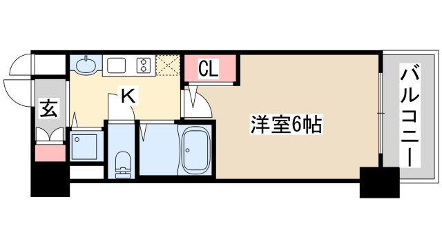 プレサンス神戸西スパークリングの間取り