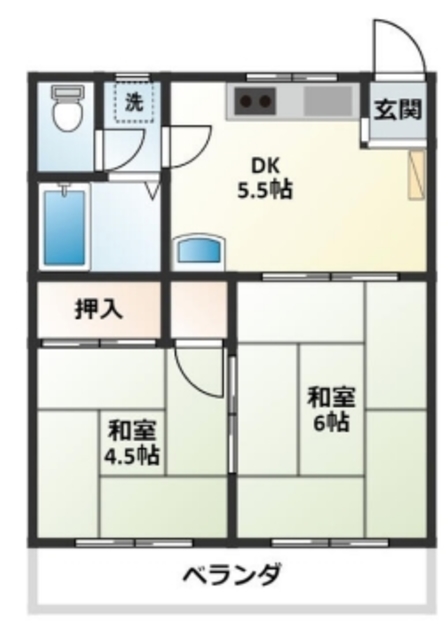 【山田カンプレックスの間取り】