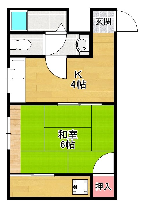 共進ハイツの間取り