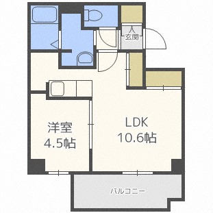 ラヴェーラ大通公園の間取り