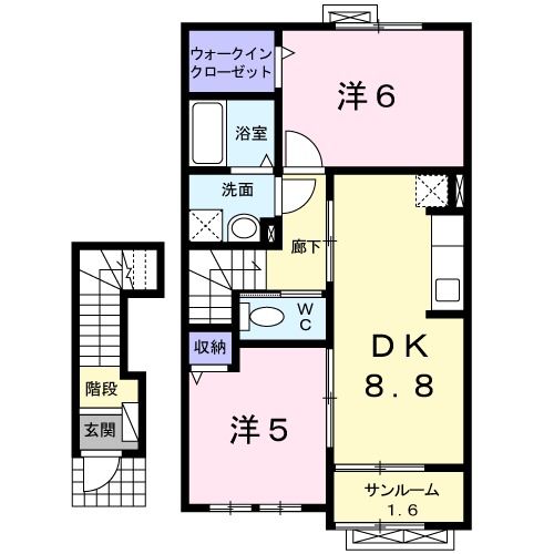 メゾン　大泉　IIの間取り