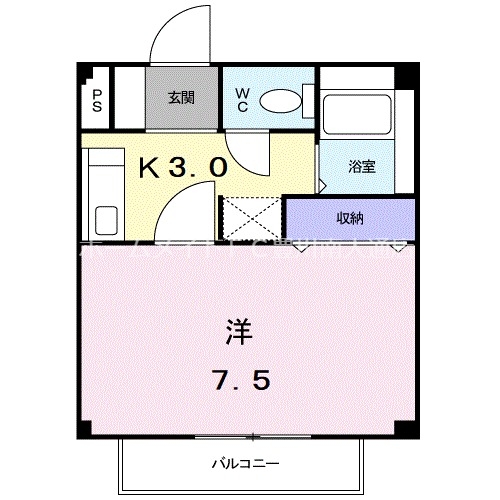 ソートフル諏訪西の間取り