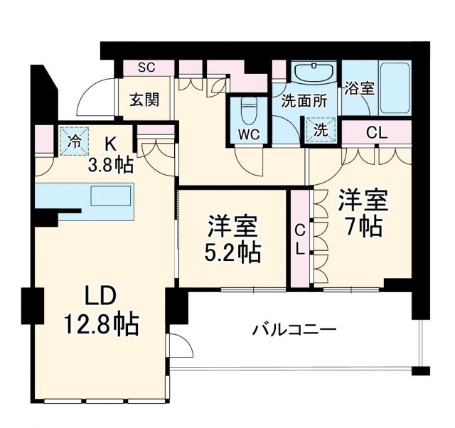 パークコート芦屋の間取り