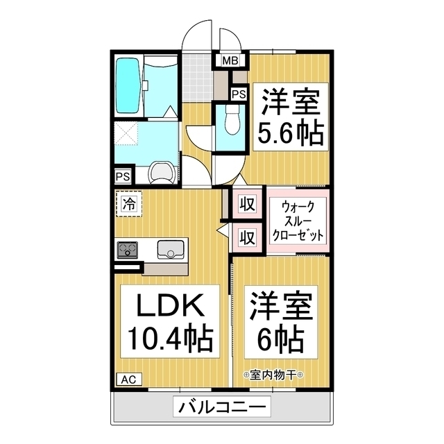 カーサレザンの間取り