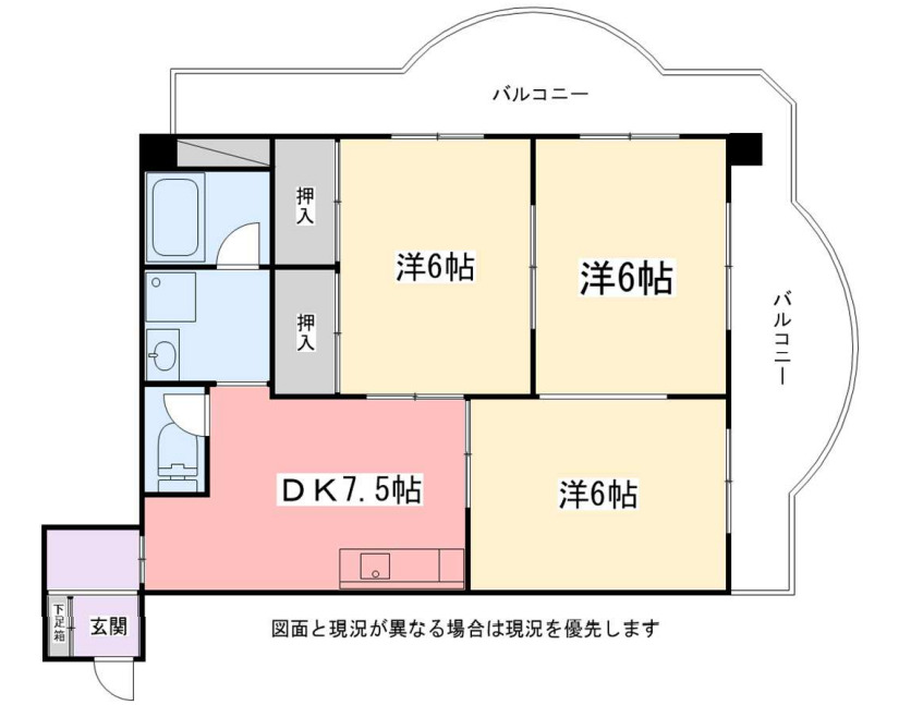 ダイヤモンドコーポの間取り