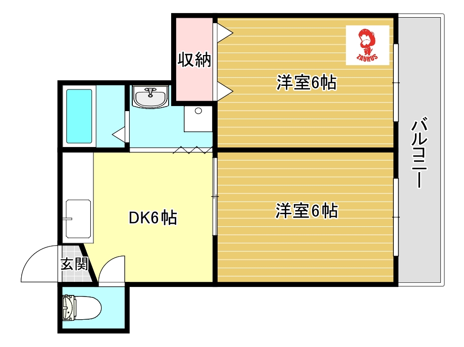 リヴェール新屋敷の間取り