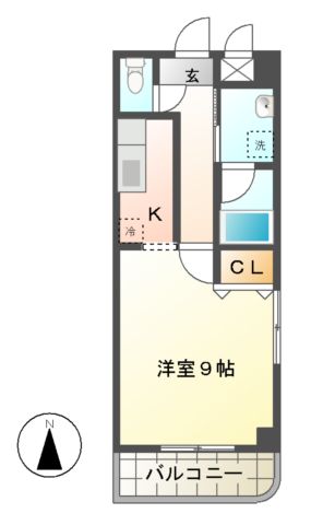 Ｋｚ　Ｍの間取り