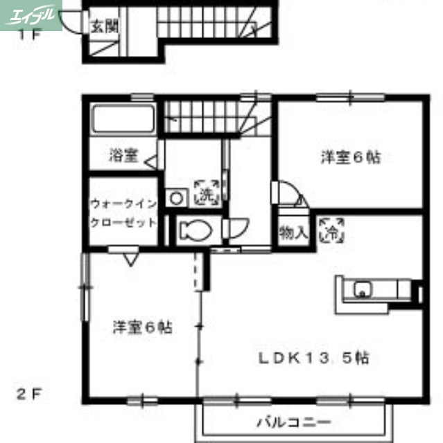 ポルトボヌール　Ａ棟の間取り