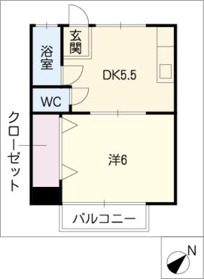 メゾン古賀の間取り