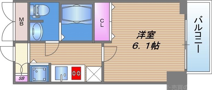 プレサンス松屋町グレースの間取り