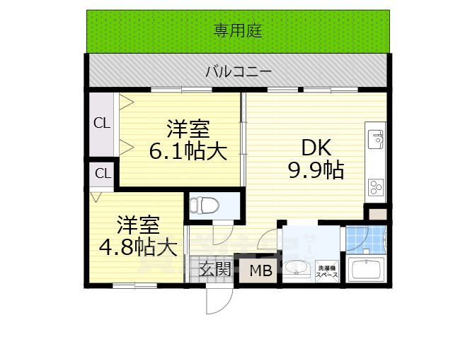 アルデールブリサの間取り