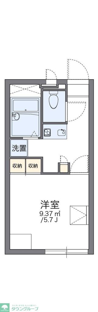 【三浦市南下浦町上宮田のアパートの間取り】