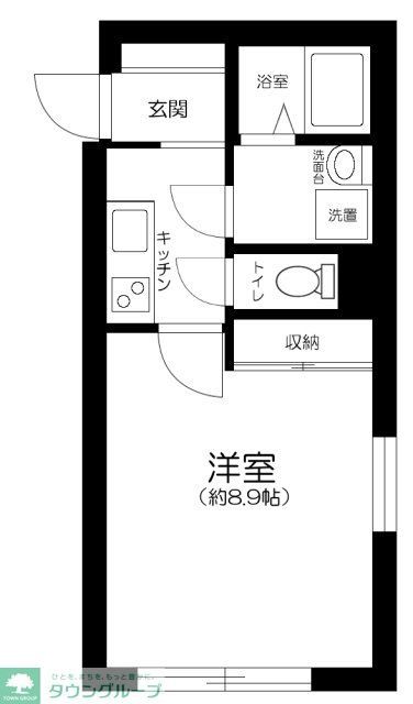 北区堀船のマンションの間取り