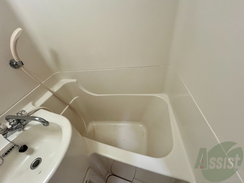 バス・シャワールーム　お風呂はゆったりと入るには充分な広さです。