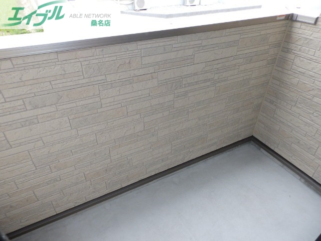 バルコニー　同タイプ部屋写真です。