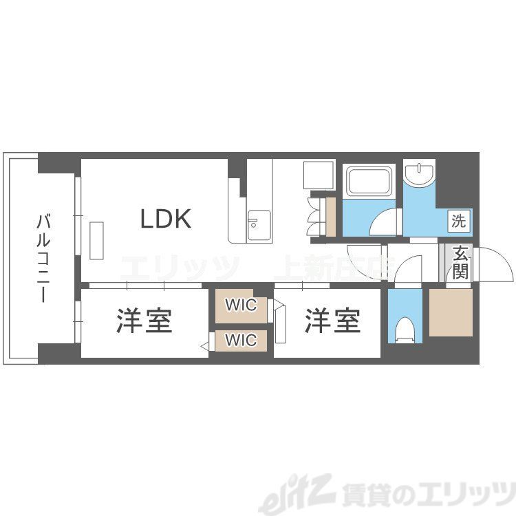 アーバネックス中崎町IIの間取り