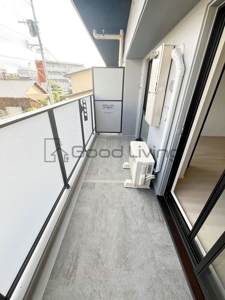 バルコニー　洗濯って気持ちいいですね