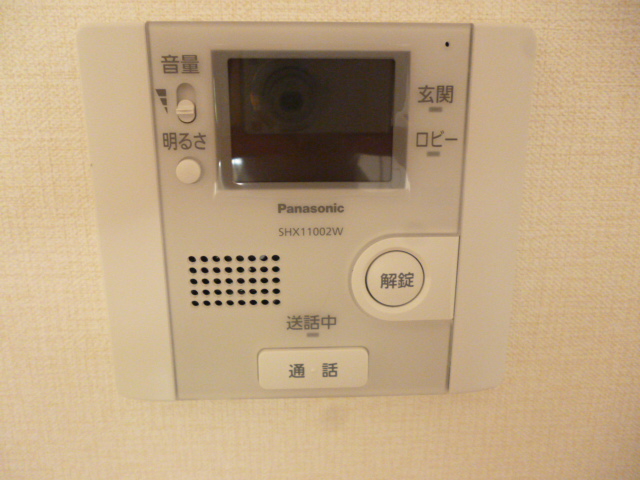 セキュリティ　急な訪問者開錠せず対応出来る　ＴＶドアホン