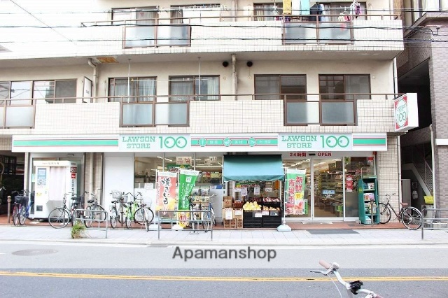 コンビニ　ローソンストア１００（コンビニ）まで385m