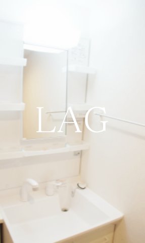 洗面設備　洗面台です。