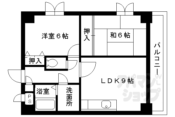 VIENTO深草の間取り写真