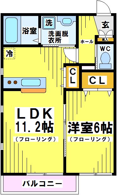 京王線 分倍河原駅 徒歩10分 3階建 築13年の間取り写真