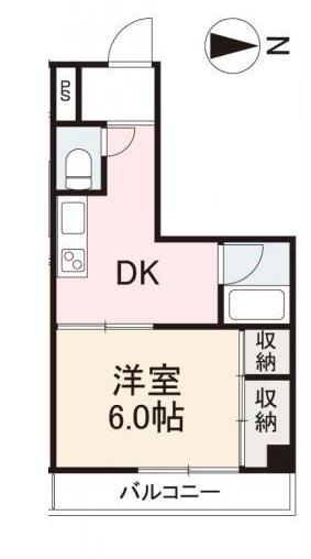 【高松市西宝町のマンションの間取り】