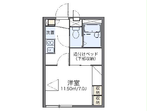 レオパレスマドンナの間取り