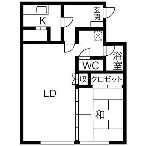 エピセル21の間取り